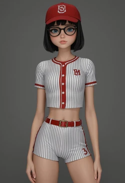 Black Miracle - Cerise Bianca - Iris And Lila Baseball (AI Generated)