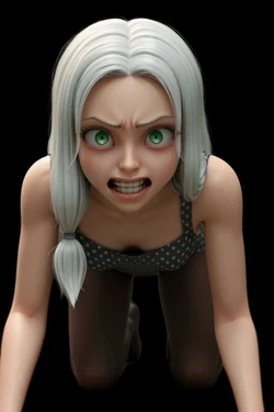 Black Miracle - Cerise Bianca - Lila Rossi All Fours (Part 2) (AI Generated)