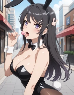 Florian [Premium 80p] Mai Sakurajima - 桜島 麻衣 # Rascal Does Not Dream of Bunny Girl Senpai - 青春ブタ野郎はバニーガール先輩の夢を見ない (Patreon). [AI Generated]