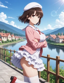 Florian [Premium 80p] Megumi Katou - 加藤 恵 # Saekano_ How to Raise a Boring Girlfriend - 冴えない彼女〈ヒロイン〉の育てかた (Patreon). [AI Generated]