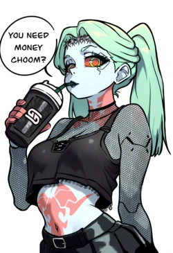 [Redpostit] Cyberpunk: Edgerunners - E-Goth Rebecca