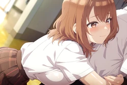 [Amakawa is reflecting.] [My Friend's Little Sister Has It In for Me!] Iroha Kohinata  300p My Friend’s Little Sister Has Me Right Where She Wants! [AI Generated]