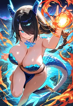 Dragon Musume [AI Generated]