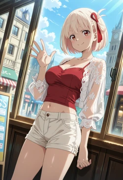 Lycoris Recoil Nishikigi Chisato takina inoue [AI Generated]