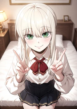 [Undresser] Evangeline Cross (I Became The Tyrant of The Defense Tower Game) [AI Generated]