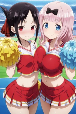 (Thebardspirit) Kaguya and Chika [AI Generated]