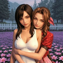 [SharinelAI] (AI Generated) tifa and aerith