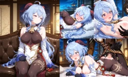 Nekohouse ID - GI11 Ganyu x Zhongli {AI Generated}