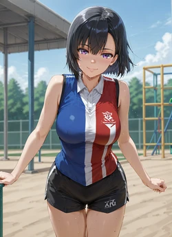 [KarartAI] 志波姫唯華 Shiwahime Yuika - Hanebad! (Patreon) (AI Generated)
