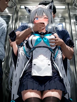 [らくだだん]江風 碧蓝航线 痴汉电车 [AI Generated]