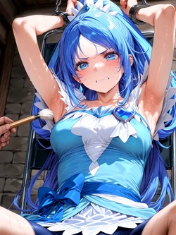 [らくだだん]菱川六花 光之美少女 笔责 [AI Generated]