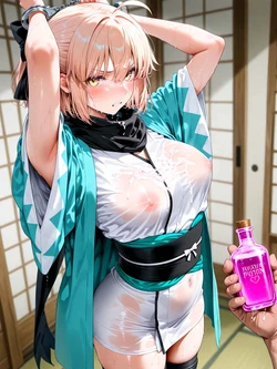 [らくだだん]冲田总司 水车 [AI Generated]