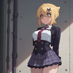 [EroSketch] Kirika Akatsuki [AiGenerated]