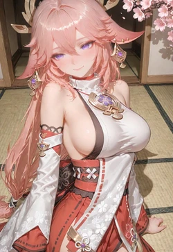 [ドゥドゥ] 八重神子/Yae Miko/八重神子 (Patreon) [AI Generated]