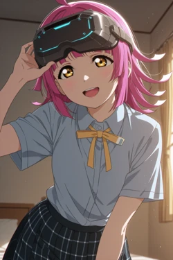 What happened while Rina was in VR? [AI Generated]