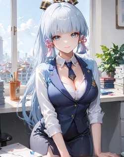 [Brightsky] 1105 Genshin Kamisato Ayaka 21 R18 (Patreon) [AI Generated]