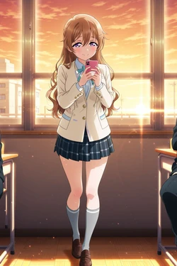 unreal Kanata Ōmi - After School and the Sunset 近江彼方 放課後と夕日 187Pics (Patreon) [AI Generated]