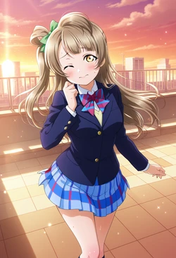 unreal Kotori Minami and the Sunset  - 南ことり 夕日 100P (Patreon) [AI Generated]