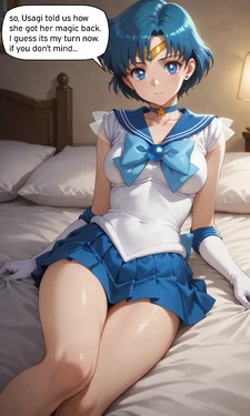 Sailor mercury gets her powers back with creampies [AI Generated]