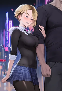 [Patreon] (cMonster) Spider-Gwen x BBC Gangbang (AI Generated)