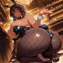 soitu Noir🐰 bunny office [AI Generated]