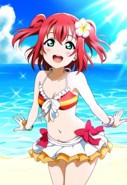 unreal Ruby Kurosawa - 黒澤 ルビィ bikini 47P (Patreon) [AI Generated]