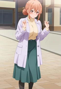 Yuigahama Yui and Yui's Mom Hotel H Jam (Ai generated)