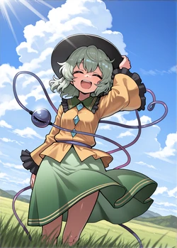 Xezex - Koishi Komeiji 古明地こいし [AI Generated]