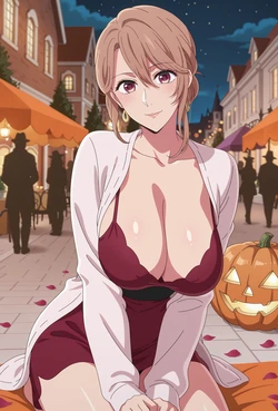 [Meowu laha] Miyako Saitou | Halloween 🎃🐰🖤 (Patreon) [AI Generated]
