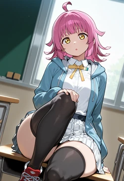 nankoai - Rina_Tennoji-hb-uniform-rooftop-recording- [AI Generated]