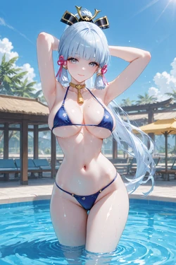 [Brightsky] 0427 Genshin Kamisato Ayaka 26.1 R18 (Patreon) [AI Generated]