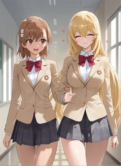 2025-10-07 Misaka Mikoto x Shokuhou Misaki RAMETAKI (PATREON) [AI Generated]