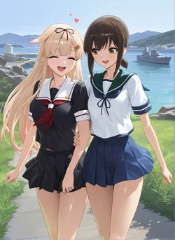 2025-10-19 Yuudachi x Fubuki RAMETAKI (PATREON) [AI Generated]