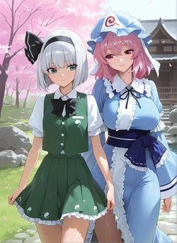 2025-10-22 Yuyuko x Youmu  RAMETAKI (PATREON) [AI Generated]