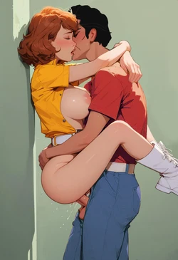 April O Neil and Vernon Fenwick [AI Generated]