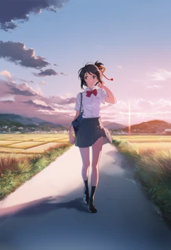 LazyPine - Mitsuha 宮水三葉 (65P) [AI Generated]