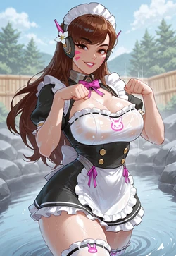 [HypeT] D.Va Onsen / Overwatch (216 pictures set) (Patreon) [AI Generated]