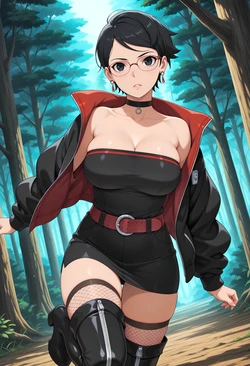 Ringot(リンゴっと) - lewd Sarada (Patreon) [AI Generated]