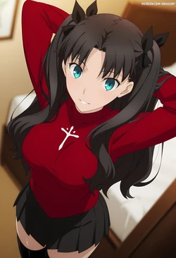 araaiart - 9112P (Extras) Rin Tohsaka | Fate/Stay Night (Patreon) [AI Generated]