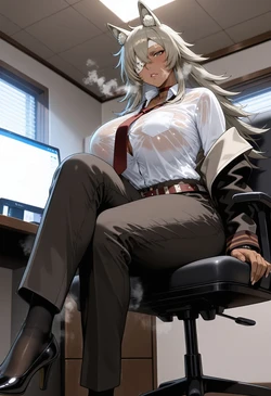 [LewdCreationAI] Ghislaine Secretary | Mushoku Tensei REQUEST [67] (Patreon) [AI Generated]