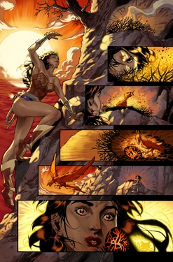 Unpublished Wonder Woman story pages by DrewEdwardJohnson