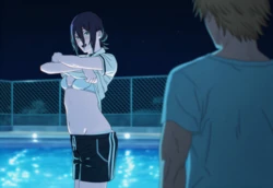 [JarenTr]Denji x Reze - Pool[AI Generated]