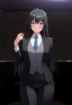 Shirobako88 - Yukino x Yui 雪ノ下雪乃 由比ヶ浜結衣 百合 [AI Generated]