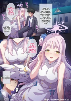 [Marugoshi] Mika to issho ni tojikomerareta: joshi-ryō no ichiya | Preso com Mika: Uma Noite no Dormitório das meninas (Blue Archive) [Portuguese-BR]