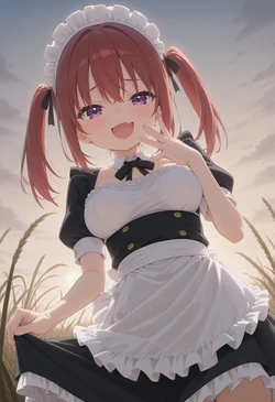 MESUGAKI MAID'S SMIRK: EXPOSED CHEST TEASE [AI Generated]