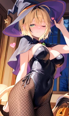 [AI Generated] [Daisy] Halloween Party with Dooby [Patreon]