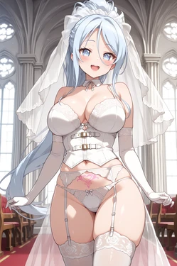 neruton - シルファ・ラングリスSylpha Langlisウェディングランジェリーbridal lingerie (Patreon) [AI Generated]