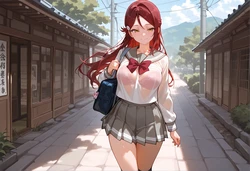 [Tsukinoo] Sakurauchi Riko 桜内梨子 X Fat Man 太った男性 80P (NEW Style) (Patreon) [AI Generated]