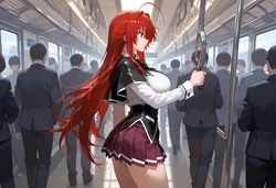 [Tsukinoo] Rias Gremory リアス・グレモリー - X Fat Man 太った男性 80P (NEW Style) (Patreon) [AI Generated]