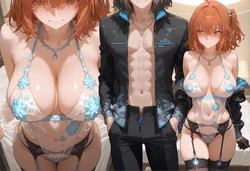 [Tsukinoo] Fujimaruritsuka (藤丸立香) X oberon (オベロン) 81P (New Style) (Patreon) [AI Generated]